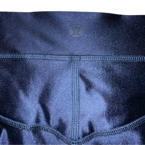 NWT LULULEMON Satin Shine High-Rise Tights 25” - Club Blue 14 - Picture 5 of 10